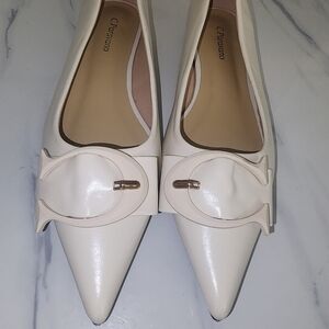 C. PARAVANO FLAT SHOES.